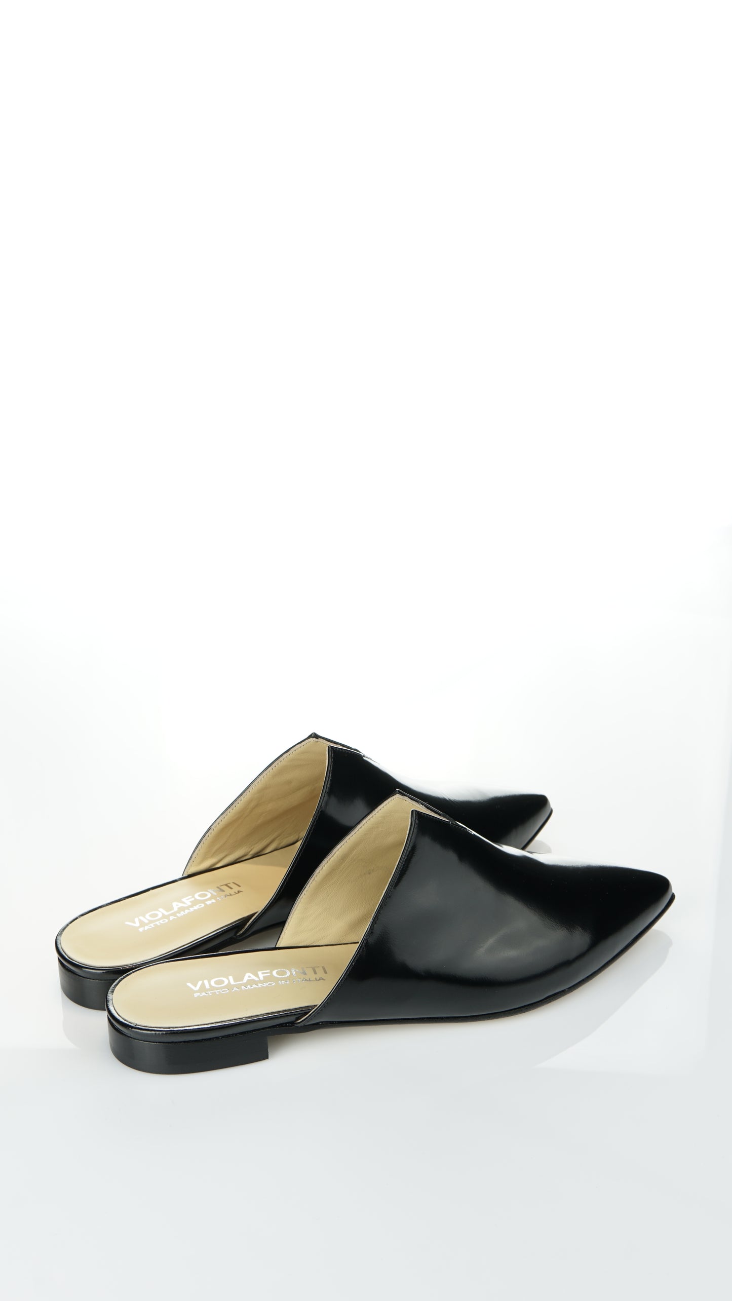 Viola Fonti - Slipper Spitz Flach
