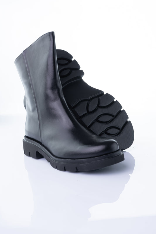 Viola Fonti 2742 SUSY – Black Leather Platform Boot