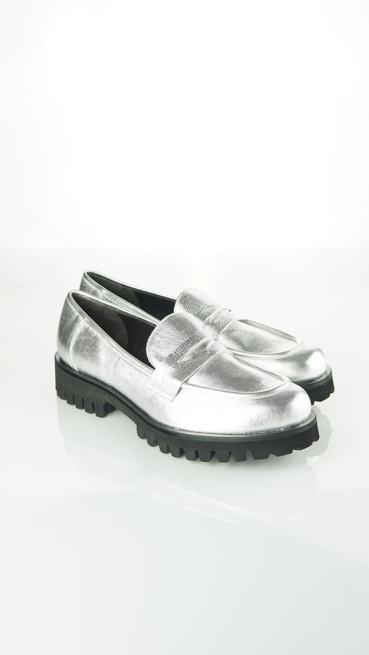 Viola Fonti - Loafer Silber